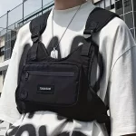 Chest Bag Hip Hop Streetwear Large Capacity Waist Bag