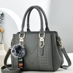 Fashionable large capacity embroidered crossbody bag for women, a handbag for daily use